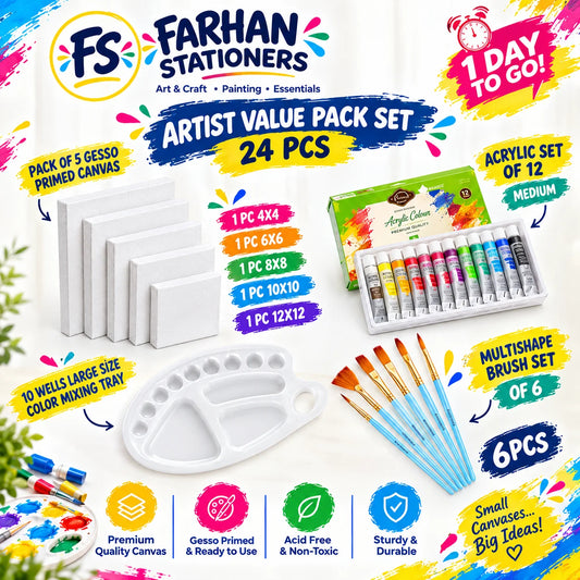 24 Pcs/Set Value Pack For Artist - Top Seller