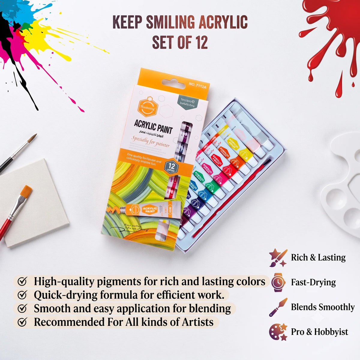 24 Pcs/Set Value Pack For Artist - Top Seller
